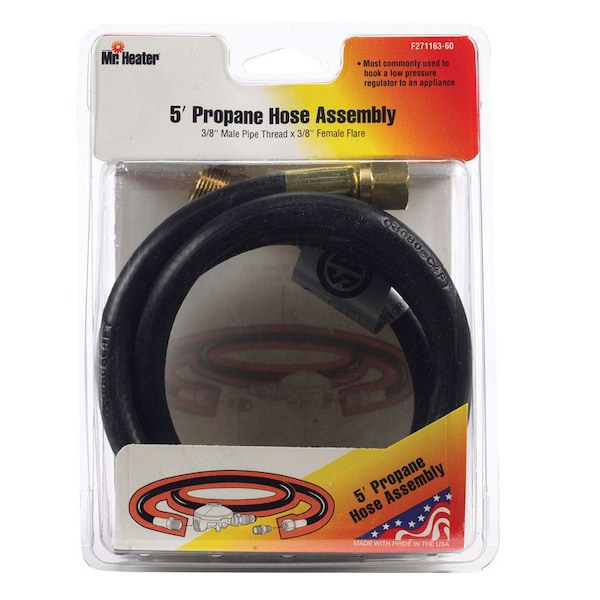 Mr. Heater HOSE ASEMBLY BLK/GLD 60"" F27116360 Zoro